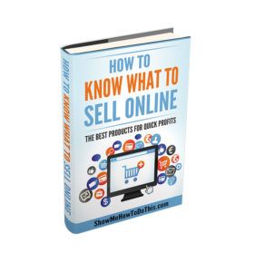 how to know what to sell online